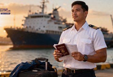 Seafarer reviewing seaman loan interest rates and terms before deployment